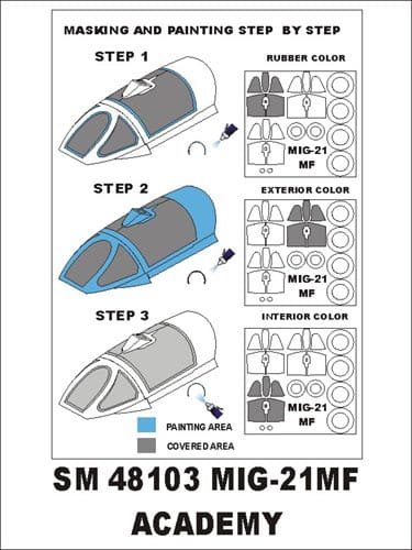 Go to product MONTEX SM48103 - 1:48 MiG-21 MF