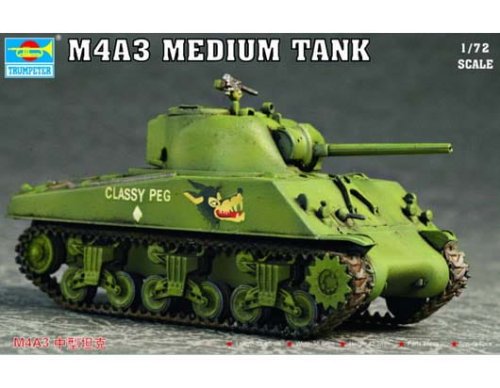 Go to product TRUMPETER 07224 - 1:72 M4A3 TANK