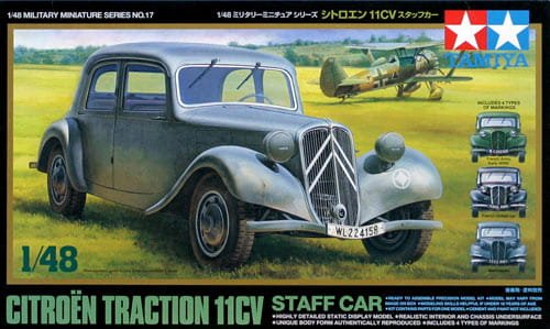 Go to product TAMIYA 32517 - 1:48 Citroen 11CV