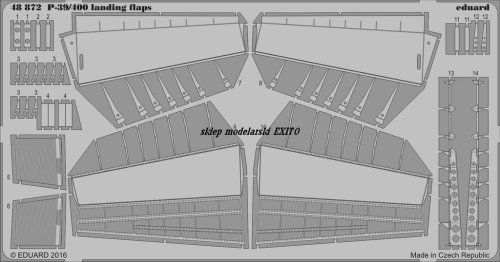 Go to product EDUARD 48872 - 1:48 P-39/400 landing flaps
