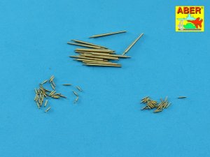 ABER 1:350L-72  - 1:350 Barrels set for Royal Navy Aircraft Carrier: H.M.S. Ark Royal 16 x 4,5in (114mm) QF Mk I; 32 x QF 2-pdr (40mm) Mark VIII Pom-Pom; 32 x 0,5in (12,7mm) Vickers Mk III