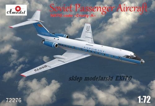Go to product AMODEL 72276 - 1:72  Tupolev Tu-134 Aeroflot - Soviet Passenger Aircraft