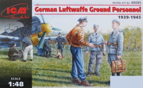 Go to product ICM 48085 - 1:48 German Luftwaffe Ground Personnel (1939-1945)