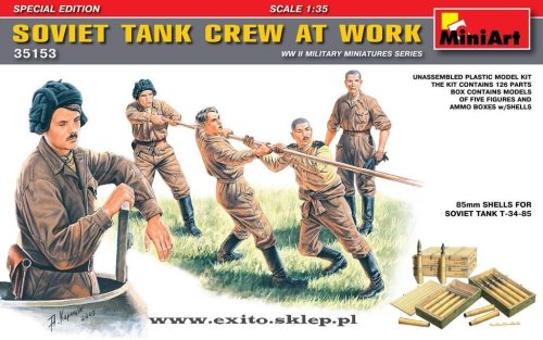 Go to product MINIART 35153 - 1:35 Soviet Crew Tank at Work - Special Edition