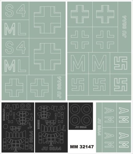 Go to product MONTEX MM32147 - 1:32 Junkers Ju 88A-4
