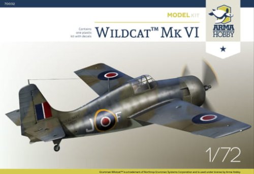 Go to product ARMA HOBBY 70032 - 1:72 Wildcat Mk VI - Model Kit