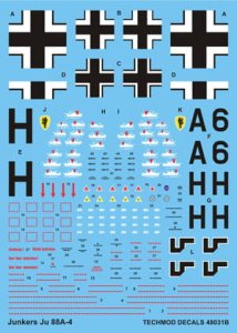 TECHMOD 48031 - 1:48 Junkers Ju-88 A-4