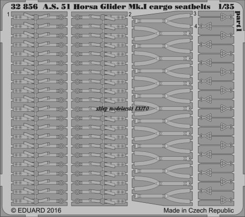 Go to product EDUARD 32856 - 1:35 A.S. 51 Horsa Glider Mk.I cargo seatbelts