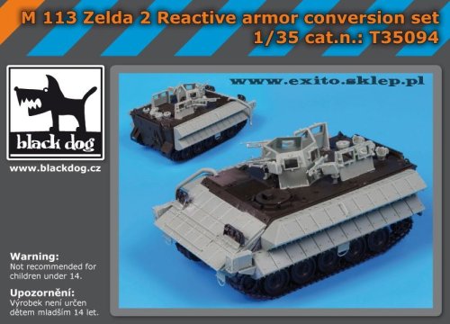 Go to product BLACK DOG T35094 - 1:35 M113 Zelda 2 reactive armor conversion set