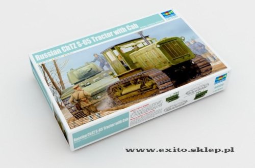 Go to product TRUMPETER 05539 - 1:35 Russian ChTZ S-65 Tractor with Cab