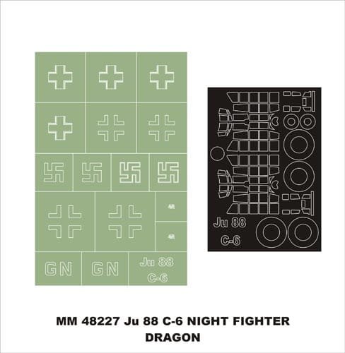 Go to product MONTEX MM48227 - 1:48 Junkers Ju-88 C-6 Night Fighter