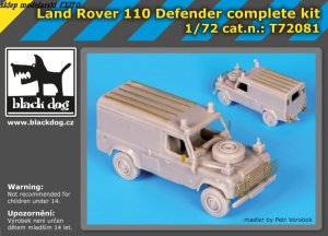 BLACK DOG T72081 - 1:72 Land Rover 110 Defender complete kit