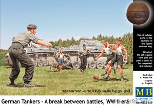 MASTER BOX 35149 - 1:35 German Tankers - A break between battles