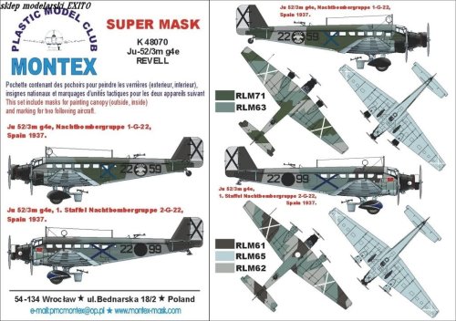 Go to product MONTEX K48070 - 1:48 Ju-52