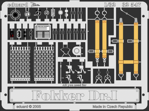 Go to product EDUARD 32547 - 1:32 Fokker Dr.I