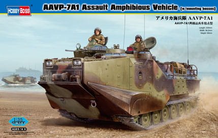 Go to product HOBBY BOSS 82413 - 1:35 AAVP-7A1 Assault Amphibious Vehicle (w/mounting bosses)