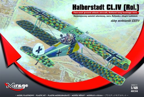 Go to product MIRAGE 481314 - 1:48 Halberstadt CL.IV (Rol.)