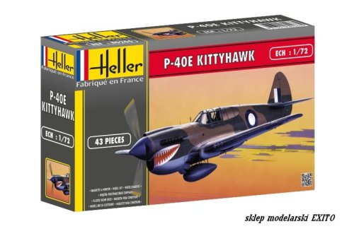 Go to product HELLER 80266 - 1:72 P-40E Kittyhawk
