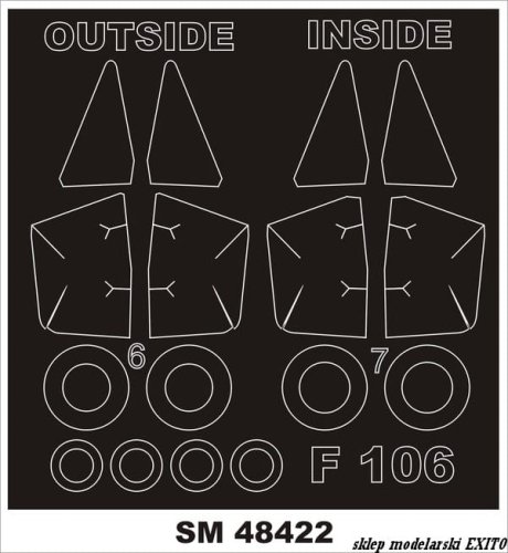 Go to product MONTEX SM48422 - 1:48 F-106