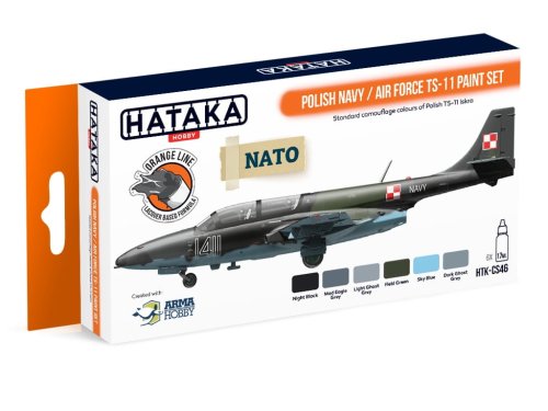 Go to product HATAKA CS46 - Polish Navy / Air Force TS-11 paint set