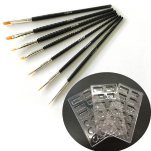 U-STAR UA90251 - Painting set - brushes and plastic palettes.