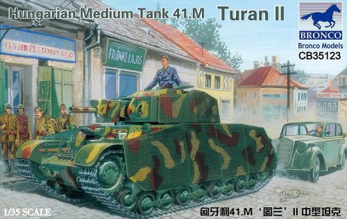Go to product BRONCO CB 35123 - 1:35 Hungarian Medium Tank 41.M Turan II
