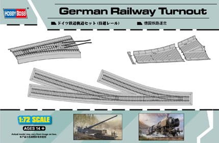 Go to product HOBBY BOSS 82909 - 1:72 German Railway Turnout