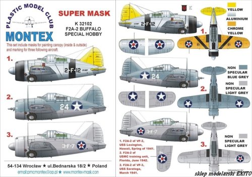 Go to product MONTEX K32102 - 1:32 F2A-2 Buffalo