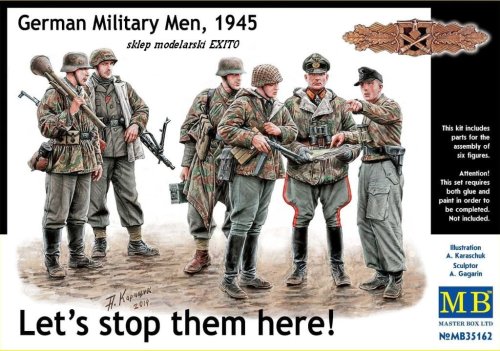 Go to product MASTER BOX 35162 - 1:35 Let s stop them here - German Military Men 1945