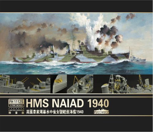 Go to product FLYHAWK 1112S - 1:700 HMS Naiad Light Cruiser 1940 (Limited Version)