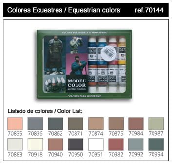 Go to product VALLEJO Model Color Set 70144 - Equestrian Colors