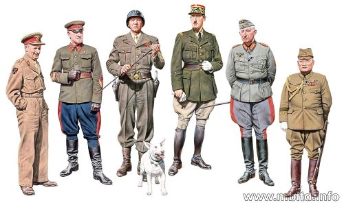 Go to product MASTER BOX  35108 - 1:35 The Generals of WW II - the most famous generals of WW II