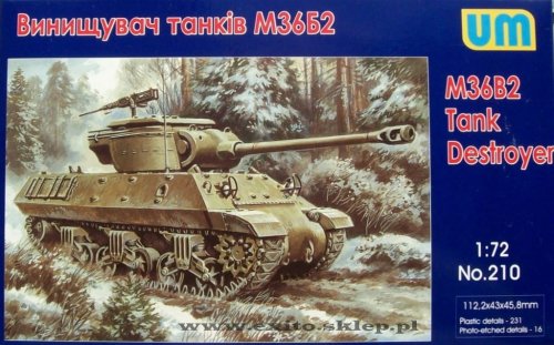 Go to product UNIMODELS 210 - 1:72 M36B2 Tank destroyer
