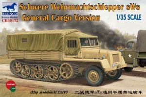 BRONCO CB 35172 - 1:35 Schwere Wehrmachtschlepper sWs General Cargo Version