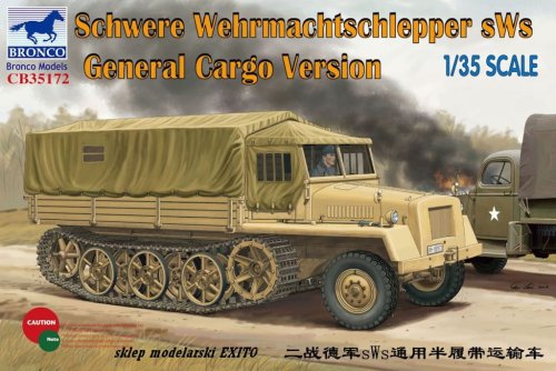 Go to product BRONCO CB 35172 - 1:35 Schwere Wehrmachtschlepper sWs General Cargo Version