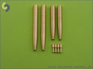 MASTER AM-32-021 - 1:32 Barrels for British Hispano 20mm in covers for Spitfire Mk.21/24