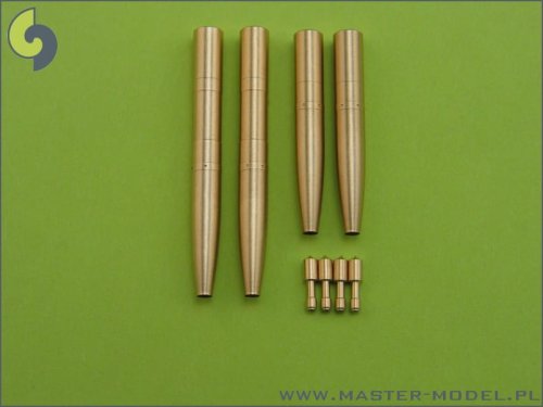 Go to product MASTER AM-32-021 - 1:32 Barrels for British Hispano 20mm in covers for Spitfire Mk.21/24