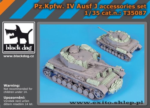 Go to product BLACK DOG T35087 - 1:35 Pz.Kpfw.IV Ausf J accessories set