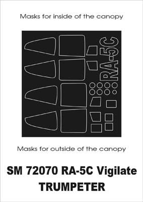 Go to product MONTEX SM72070 - 1:72 RA-5C Vigilante