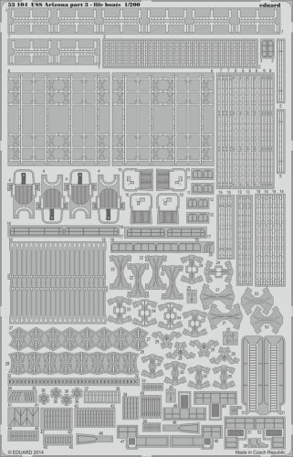 Go to product EDUARD 53104 - 1:200 USS Arizona part 3 - life boats