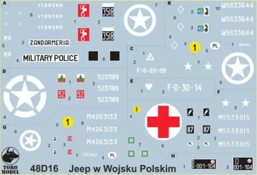 Go to product TORO MODEL 48D16 - 1:48 Willys Jeep in Polish service