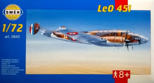 Go to product SMER 0843 - 1:72 LeO 451