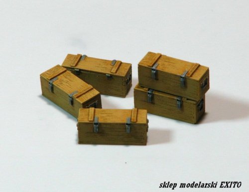 Go to product EUREKA XXL E-014 - 1:35 Wooden ammo crates for 5 cm Kw.K.39 - Pz.III / Puma