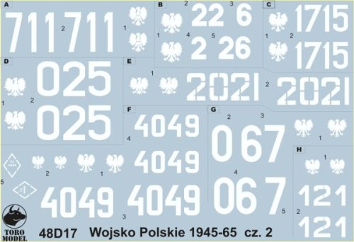 Go to product TORO MODEL 48D17 - 1:48 Polish Army 1945-65 vol.2