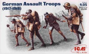 ICM 35291 - 1:35 German Assault Troops (1917-1918)