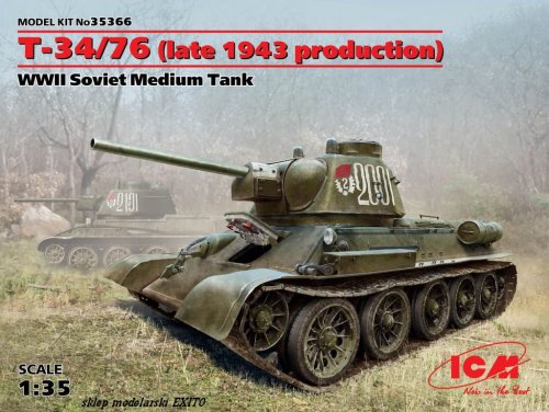 Go to product ICM 35366 - 1:35 ?-34/76 - late 1943 production