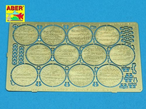 Go to product ABER 35A114 - 1:35 German WWII 200 ltr. fuel drum covers