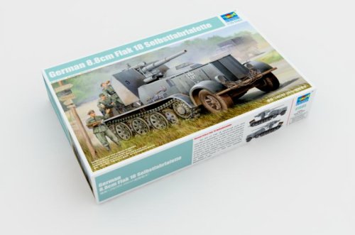Go to product TRUMPETER 01585 - 1:35 8.8cm Flak 18 Selbstfahrlafette