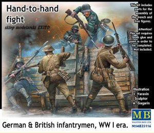 MASTER BOX 35116 - 1:35 German & British Infantrymen WWI