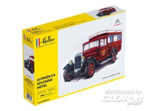 HELLER 56713 - 1:24 Citroen C4 Splendid Hotel - Starter Kit